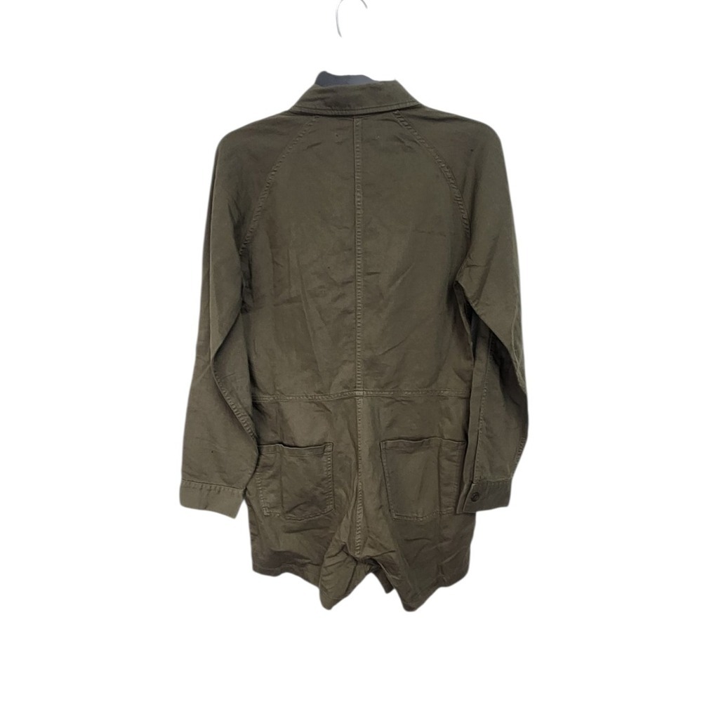 Outerknown Womens Romper Jumpsuit Olive Green Size‎ S/P Utility Style